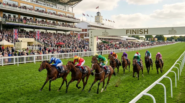 Illustration of the UK horse racing class ladder from Class 7 novice races up to Group 1 elite level